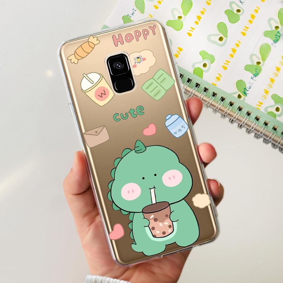 For Samsung Galaxy A8 Plus 2018 Case SM-A730F Luxury Painted Cover Soft Silicone Phone Case For Samsung A8 2018 A530F A8+ Fundas