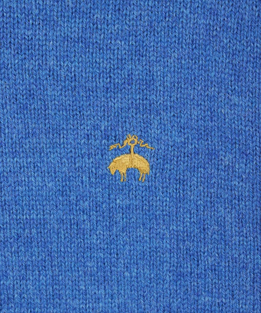 BROOKS BROTHERS [Heritage] Shetland Pullover Sweater (Blue) (Bbwrmhg413)