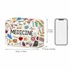 1PC Large Capacity Medicine Bag Travel Portable Medical Bag Home Medicine Storage Bag Set Portable Outdoor First Aid Kit