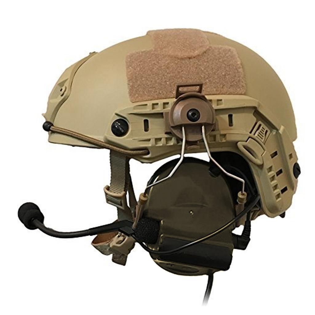 Military Headset 7.1mm Plug Noise Reduction Sound Pick Up Headphone with U94 PPT for     VX‑6R VX‑7R