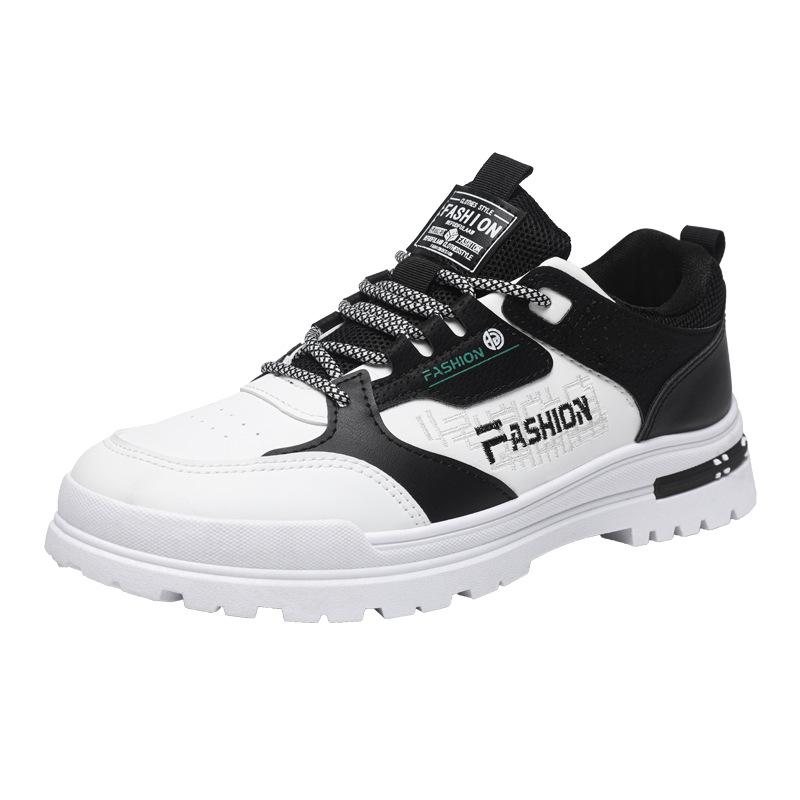 

Spring new 45 large size 2025 men s shoes non-slip and wear-resistant work shoes men s tooling shoes versatile platform Martin boots 39