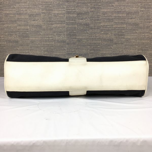 Kate Spade Hand Shoulder Bag Black × White with Dust Bag(USED)