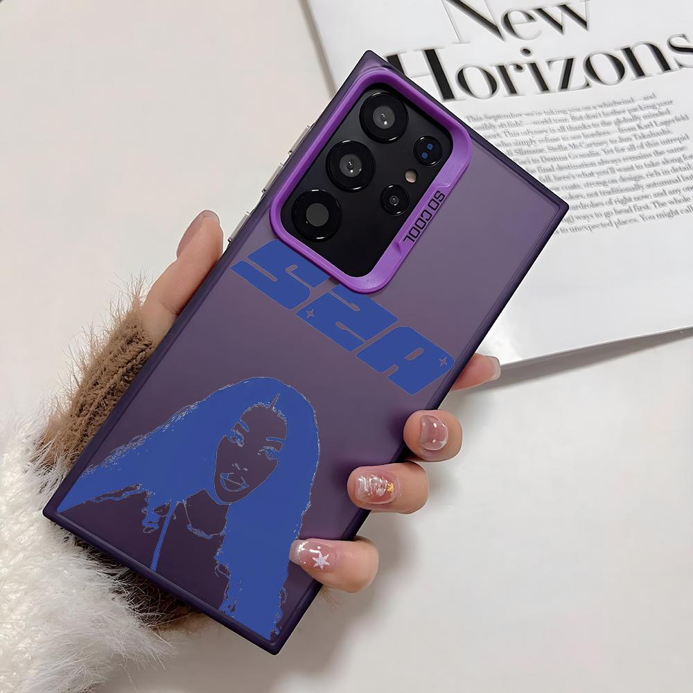 Saturn Singer S-SZA Handyhülle für Samsung Galaxy S25 Edge S24 S23 S22 S21 S20 Ultra Funda Silikon Silberne Abdeckung