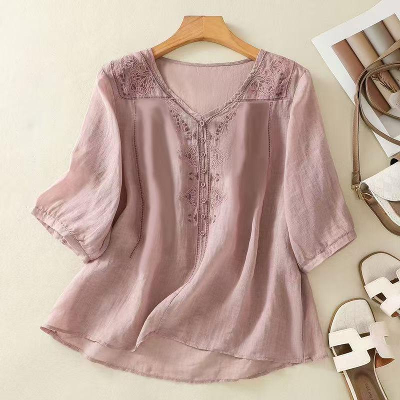 

Футболка для женщин, летняя хлопковая футболка, мягкая, свободная, с принтом, повседневная, удобная, пуловер, футболка, топ XXXL фиолетовый