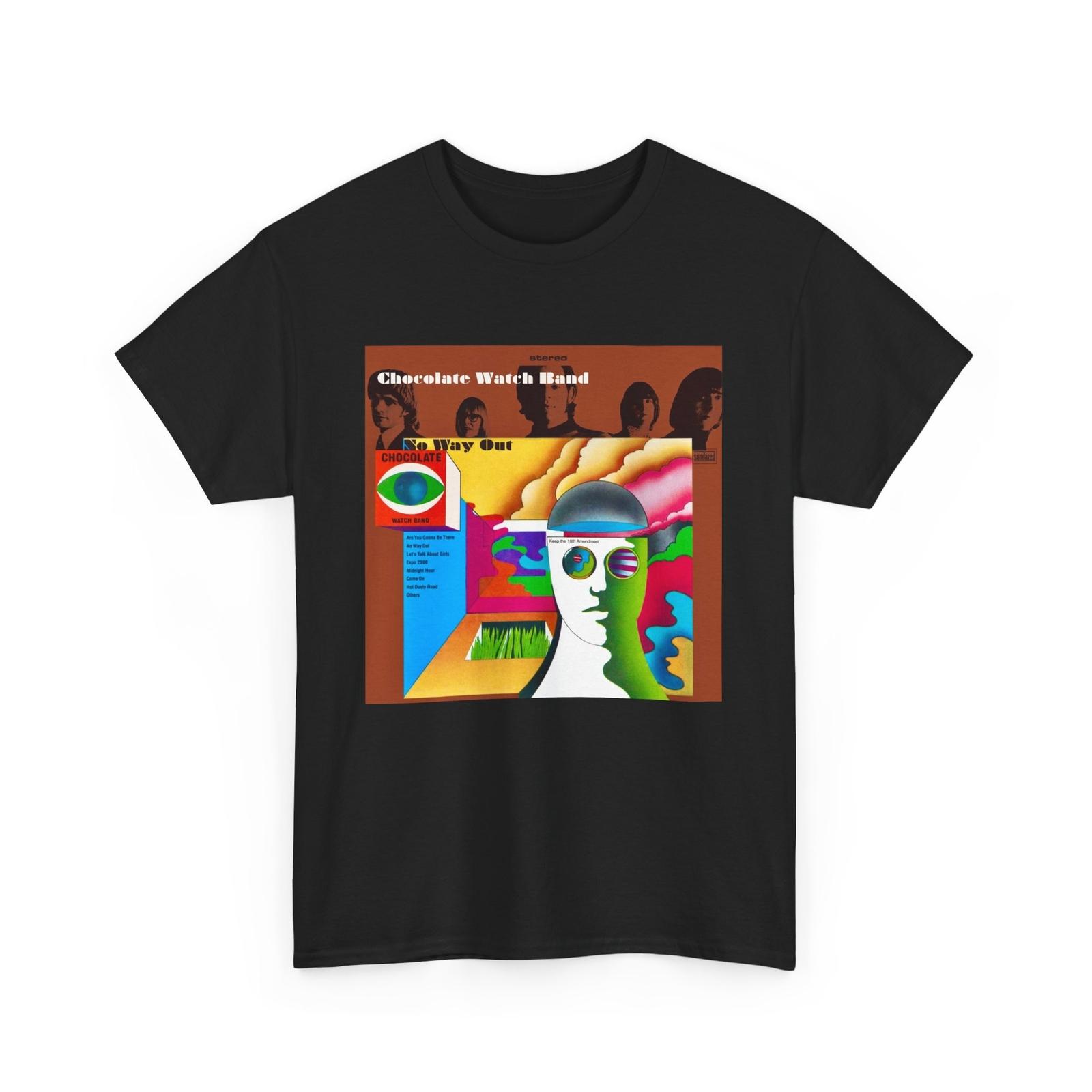 Chocolate Watch Band Album Cover Tee Psychedelic Rock Music T-shirt XXL