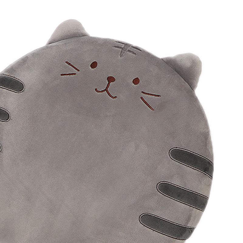 

Мультяшный матрас футон Эластичный наполнитель Пушистый Дышащий Красители с принтом Круглая подушка для гостиной серый