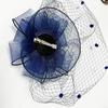 Fashionable Hair Decoration Flapper Headband With Mesh Flower Hairpin Masquerade Party Headpiece Great for Costume Event