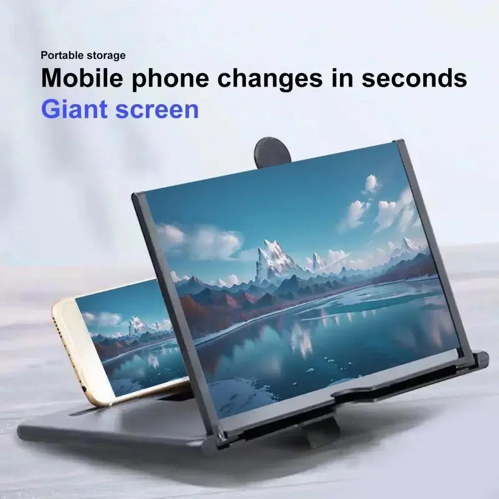 Mobile Phone Screen Magnifier Anti-fatigue Mobile Phone Screen Magnifier Enhance Gaming Experience with 3d Foldable for Viewing