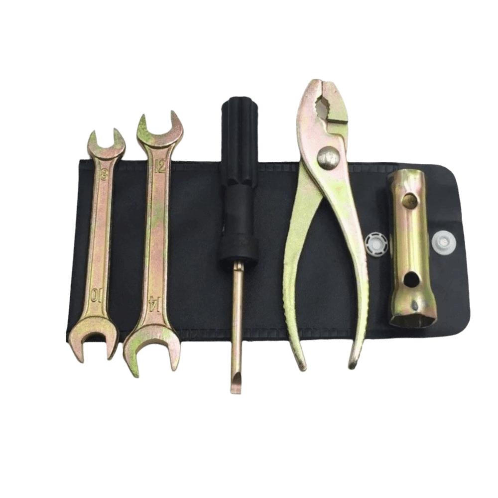 5PCS Metal & ABS Motorcycle On-Board Repair Tools Motorcycle Emergency Tool Kit  Motorcycle Riders