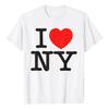 T-shirt Jag älskar Ny Kärlek New York Hjärta Kärlek Ny New York