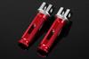 SSK Machined Aluminum Step Racing Type for Riders Mounting Part Color: Silver Step Bar Color: Red