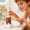 Bear Soap Dispenser Bear Shape Refillable Pump Bottle Bathroom Soap Dispenser for Shower Gel Lotion Liquid Shampoo Home
