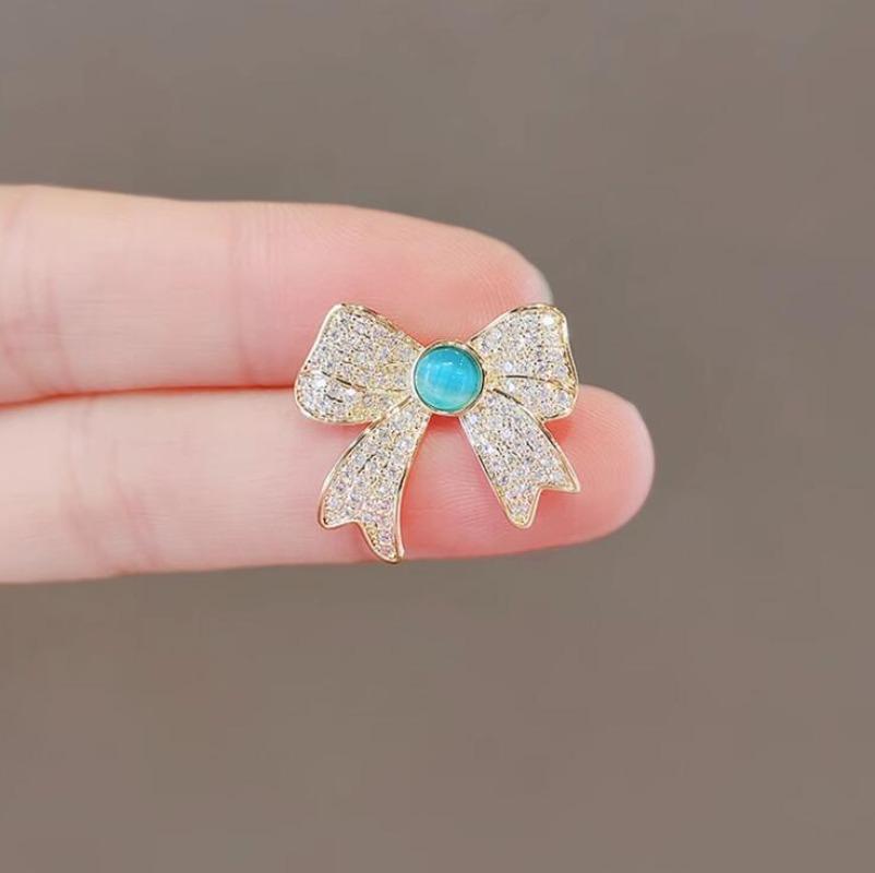 

Hot Bowknot Sunflower Rhinestone Crystal Brooch Wedding Dress Up Bouquet Corsage Accessories Party Jewelry Gift