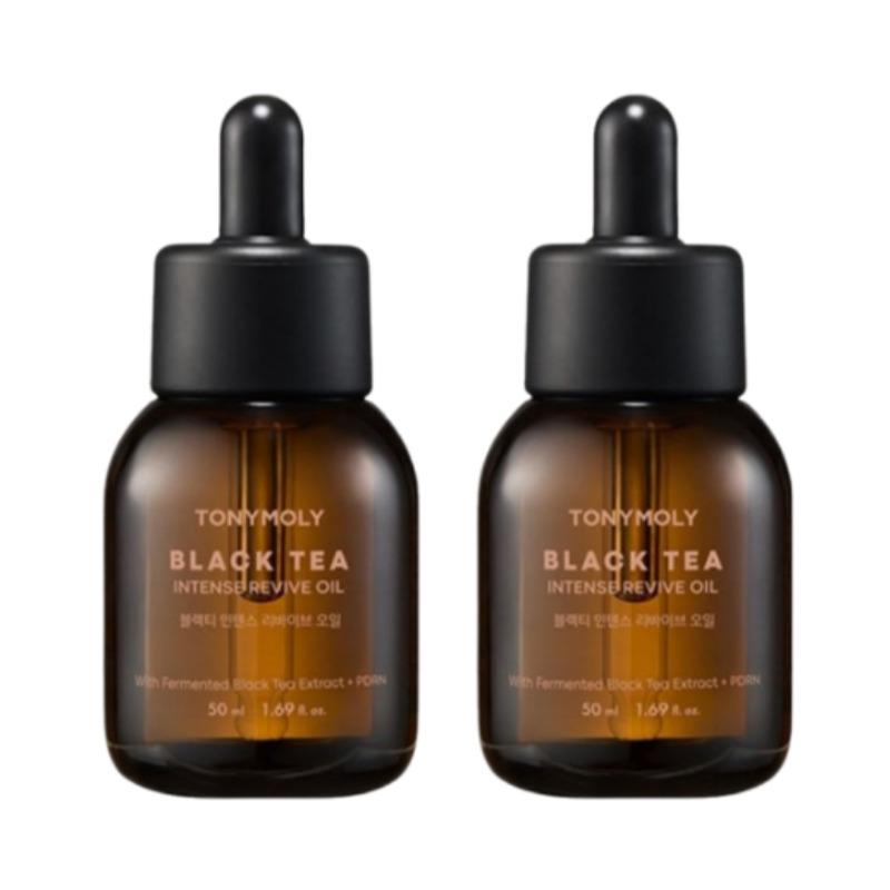 TONYMOLY Black Tea Intense Revive Oil 50ml + 50ml Korea Beauty