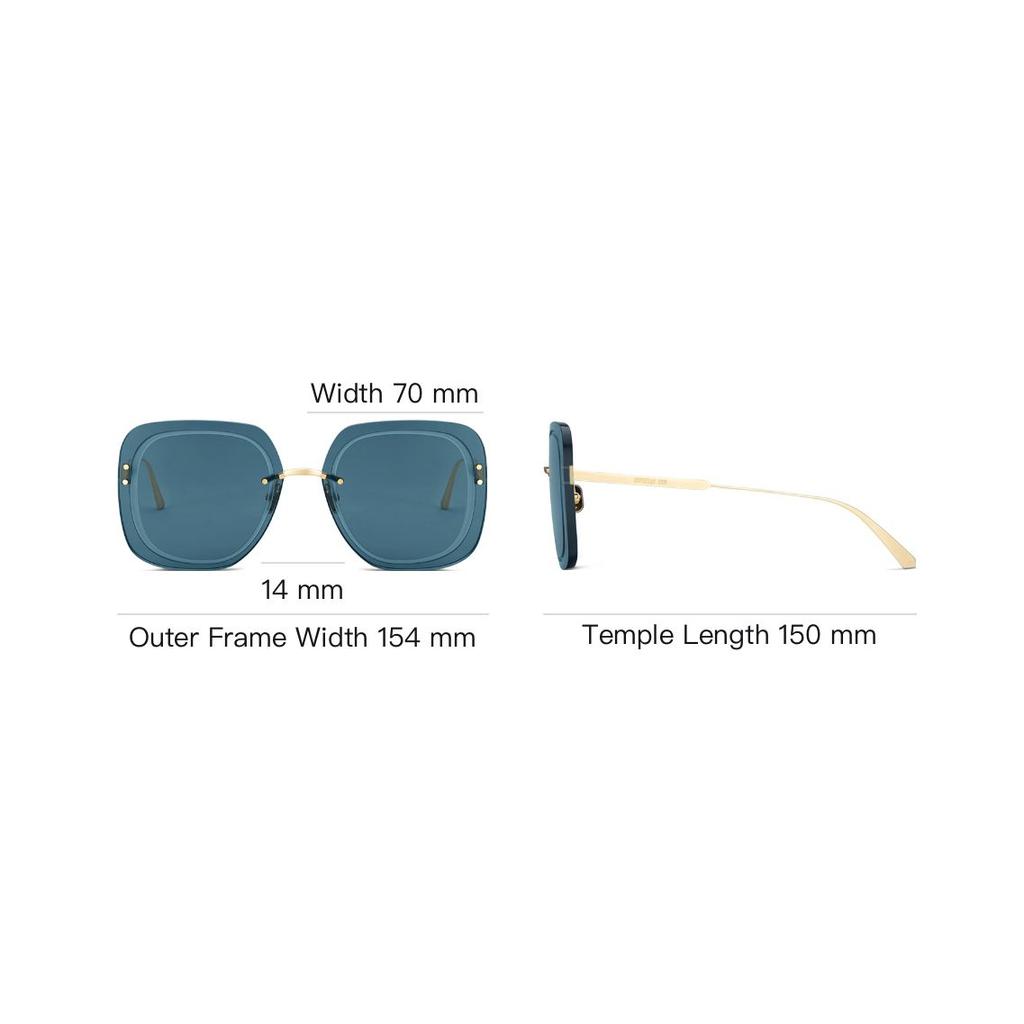 Dior Ultra Square Sunglasses Blue Men sunglasses ULTDSUR-B0B0