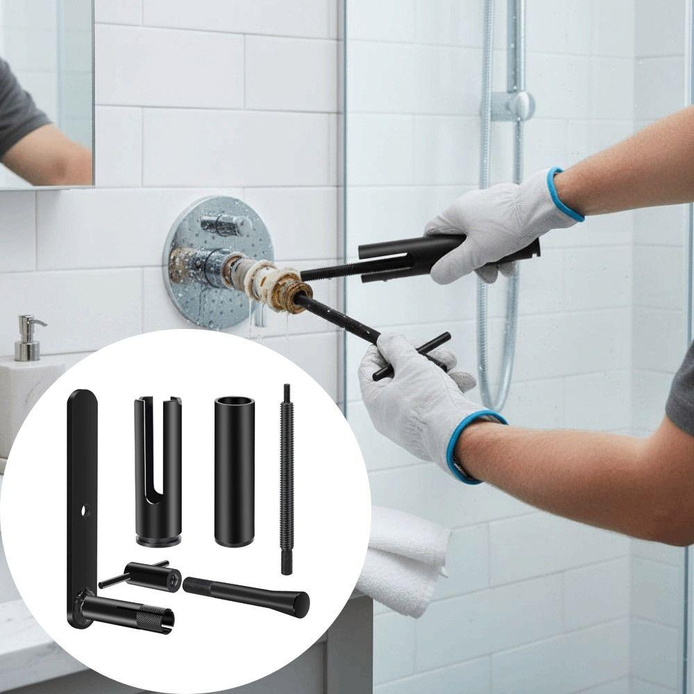 Heavy Duty Shower Valve Core Tool Assembly Extractor Easy Operation Faucet Tool Hand Tool Hand Tool Extractor Apartment