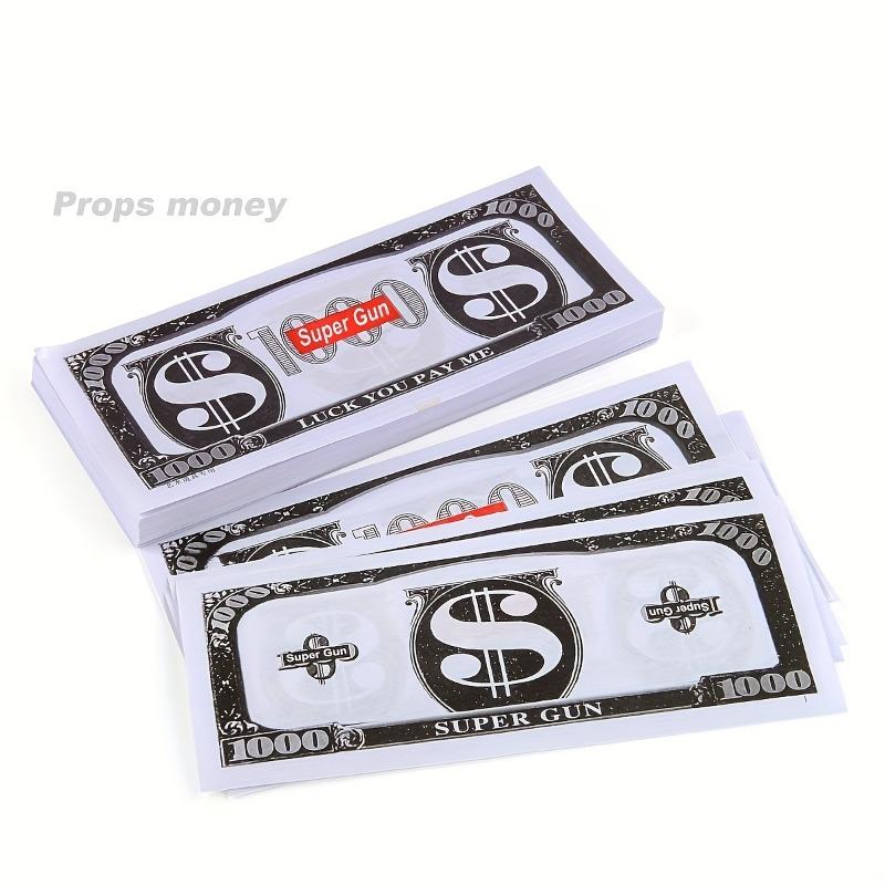 Golden Money Gun Cash Sprayer Party Prop for Weddings Birthdays New Year Carnivals No Power Safe Portable Fun Celebration