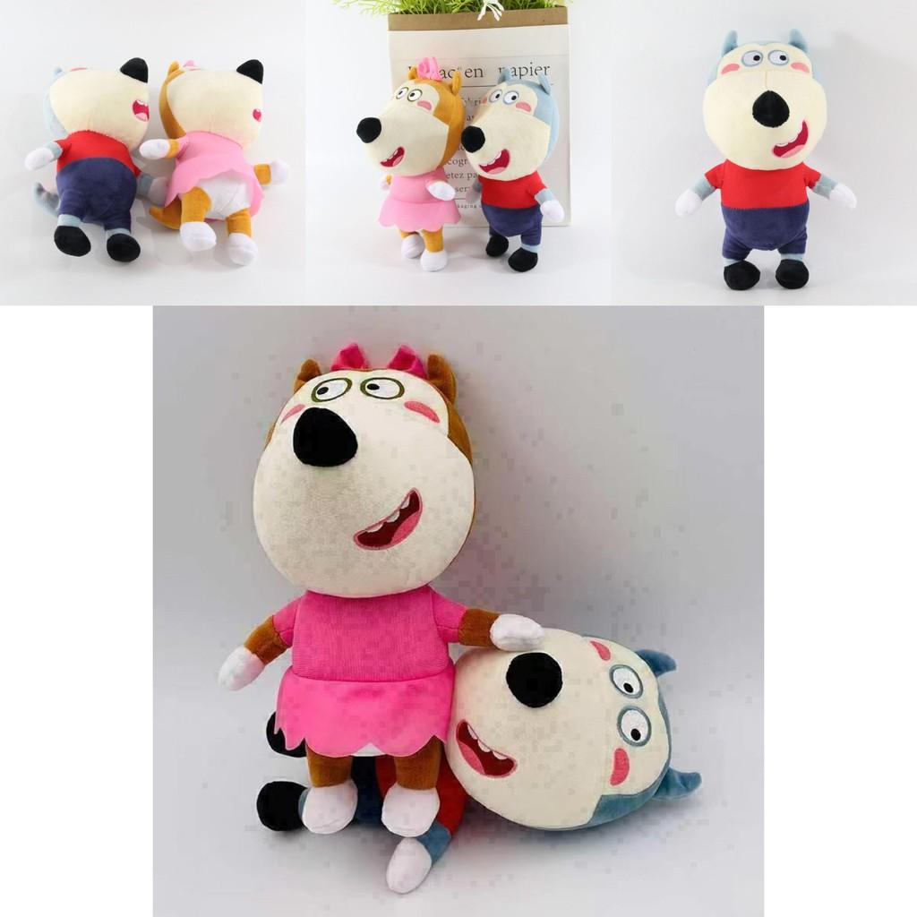 Adorable 25cm Wolfoo Lucy Plush Toy Soft And Cuddly Stuffed Cartoon Doll