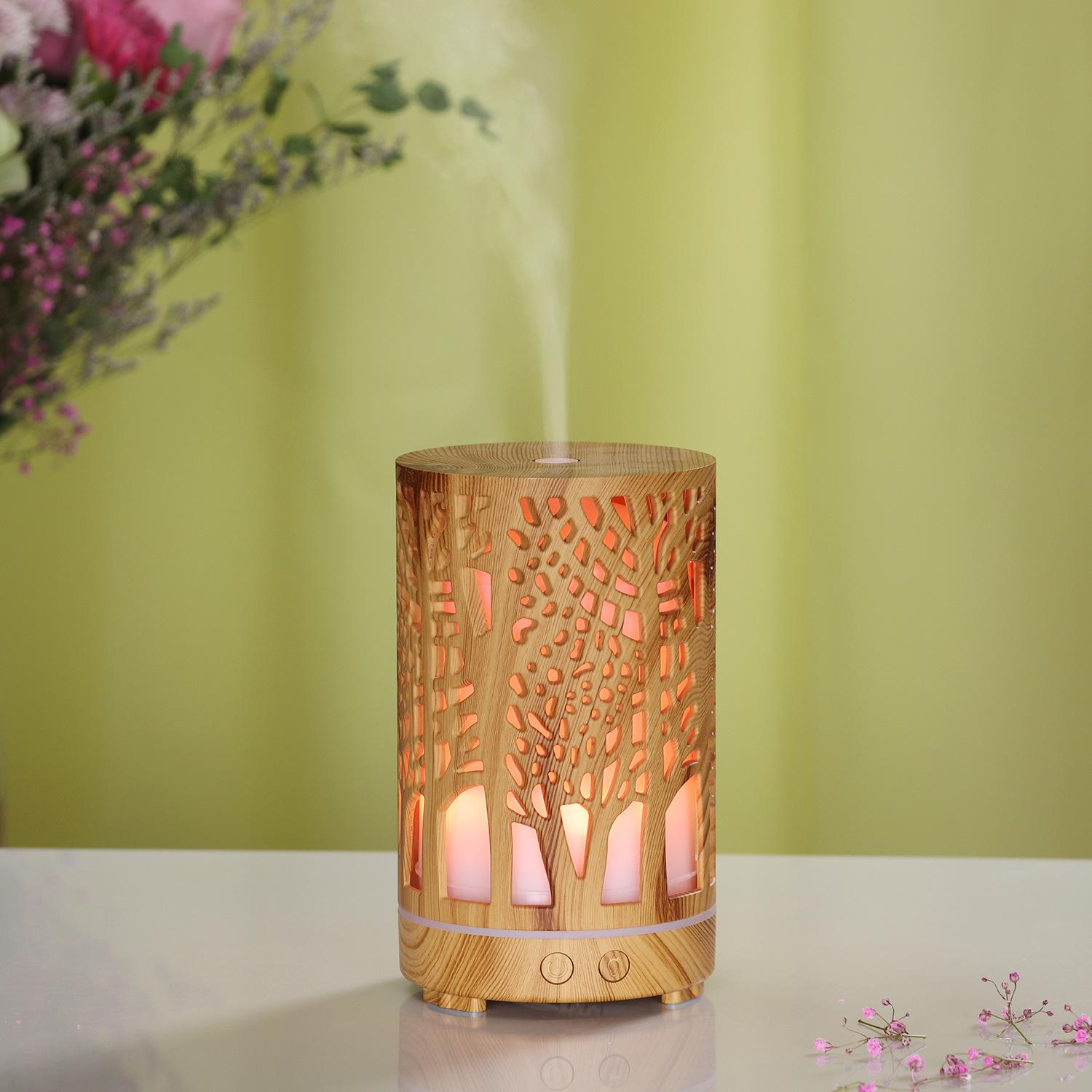 

5V Портативный Цветной Свет Белый Полый Аромадиффузор и Увлажнитель USB