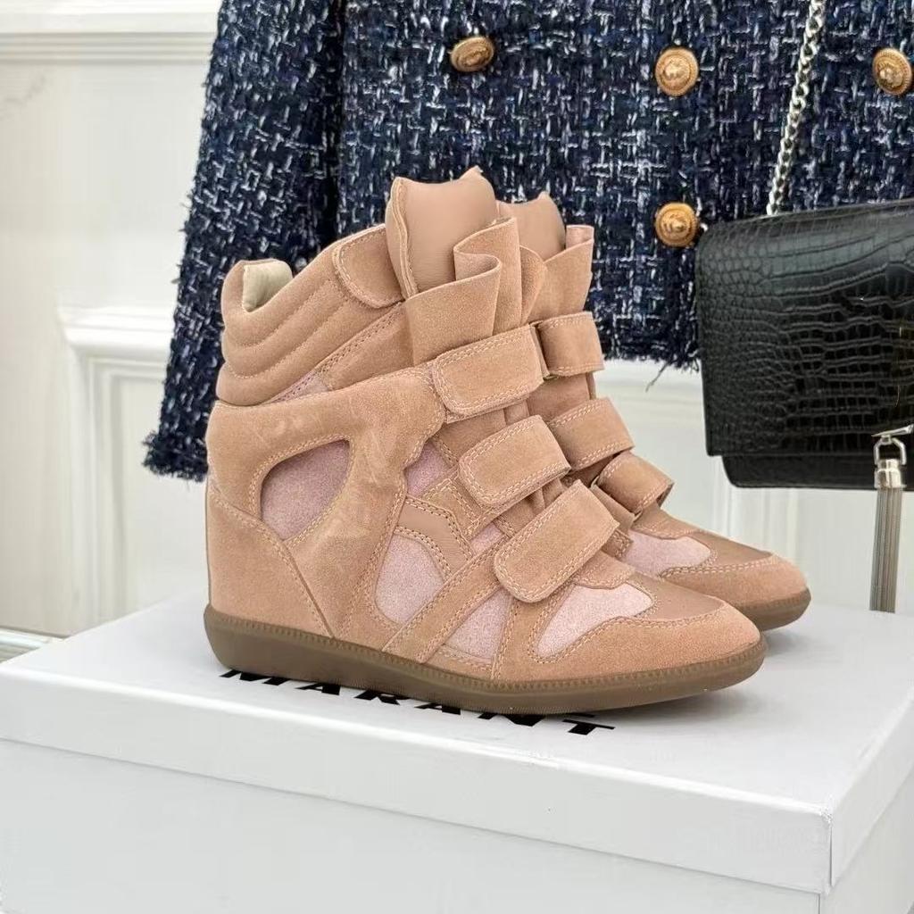 Outdoor Fashion Sports and Casual Women's Shoes for Street Stars with An Insole Height Increase of 5.5CM