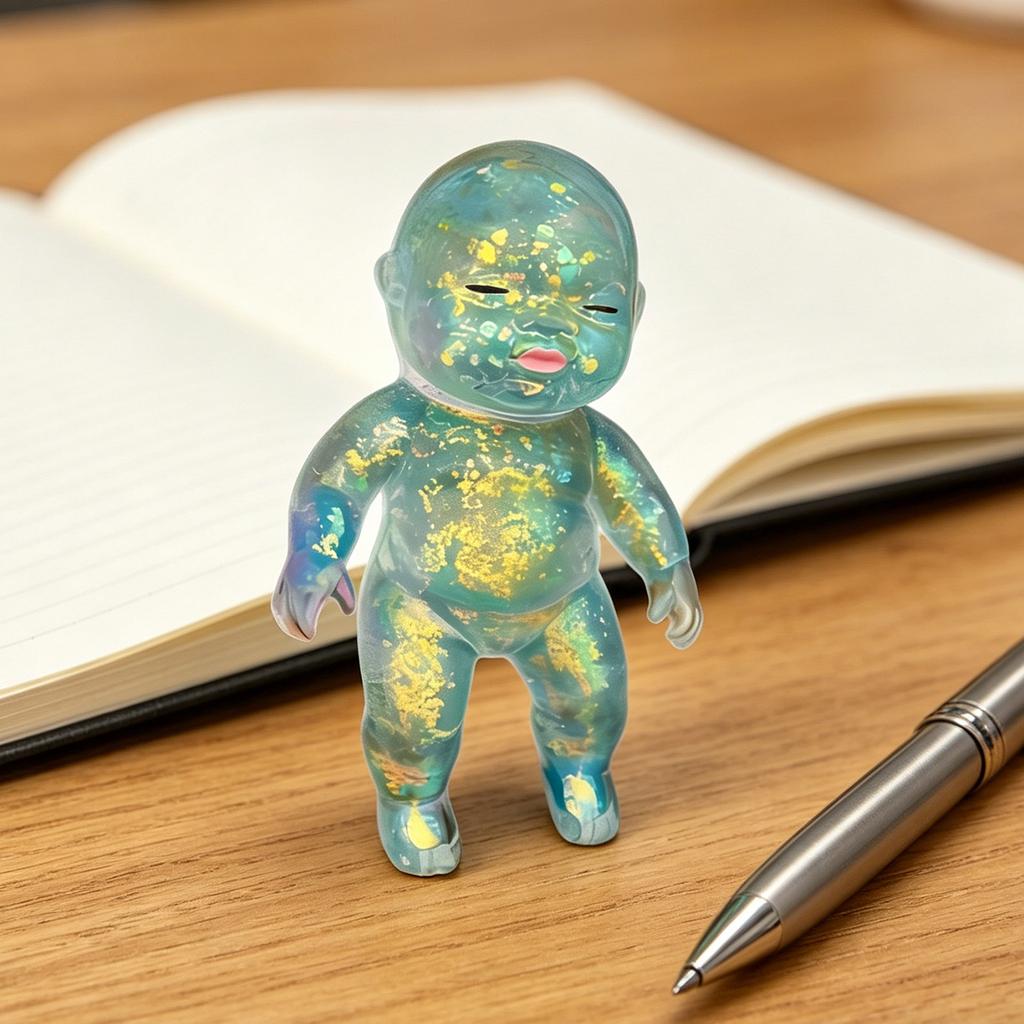 7cm Glitter Toy - Soft Stress Relief Toy For Kids And Adults