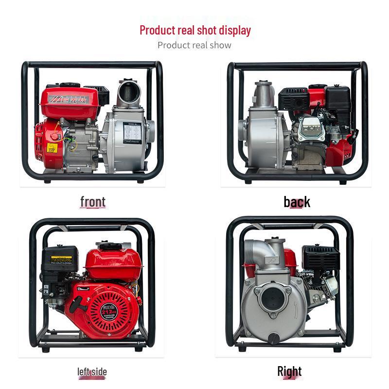 2-4 Inch High Head Gasoline Water Pump: Emergency Flood Control & Forest Fire Fighting