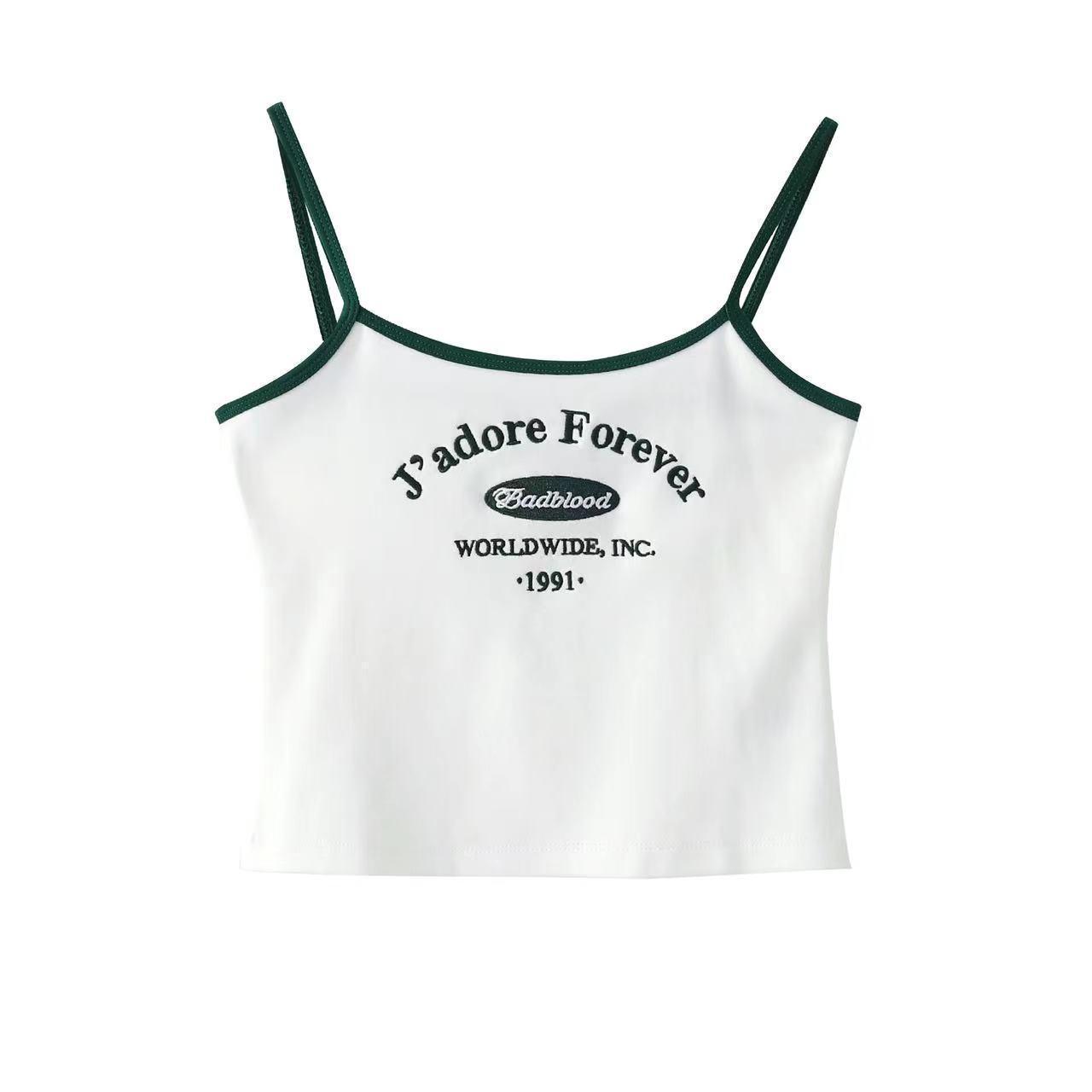 

BCAC Series Korean Spicy Girl Camisole Vest - Women s Trendy Slim-Fit Niche Top Medium