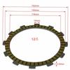 9PC Motorcycle Friction Clutch Disc Plates For Honda CB1000F 1993-1997 Hurricane 1000 CBR1000F 1987-1992 CBR1000F FP 1993-1999