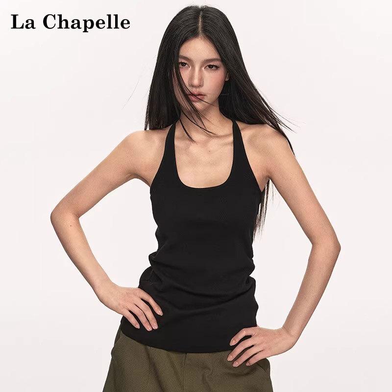La Chapelle Women s Racerback Knit Tank Top L