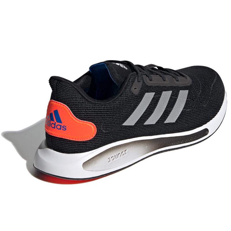 Adidas Galaxar Run 'Black Solar Red' Sneakers FW1187