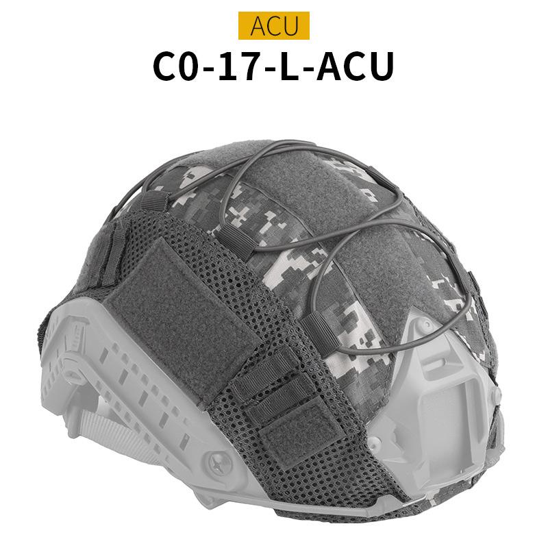 1 PC Multicam Tactical Helmet Cover for Fast MH PJ BJ OPS-Core Helmets Fast Helmet Protector Elasticated Cord with Elastic Cord