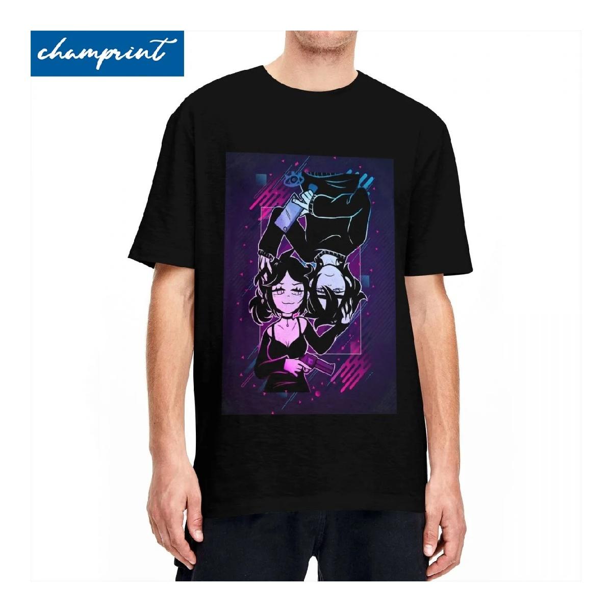 

Ashley And Andrew T Shirt for Men Women Pure Cotton Creative T-Shirts The Coffin of Andy and Leyley Modern Clothes Big Size XXXXXL чорний
