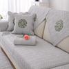 Thick Cotton Sofa Covers Slipcovers for Couch Anti-Skip Garden Armchair Sofa Towel Decorative Couch Cover for Living Room White