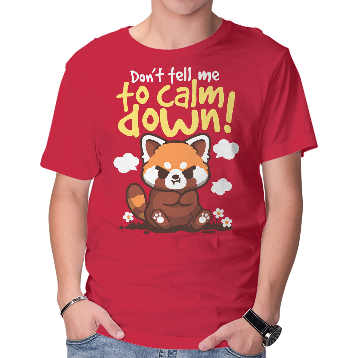 Unisex Crew Neck T-Shirt Don t Tell Me To Calm Down Graphic Short Sleeve Casual Tee XXXL