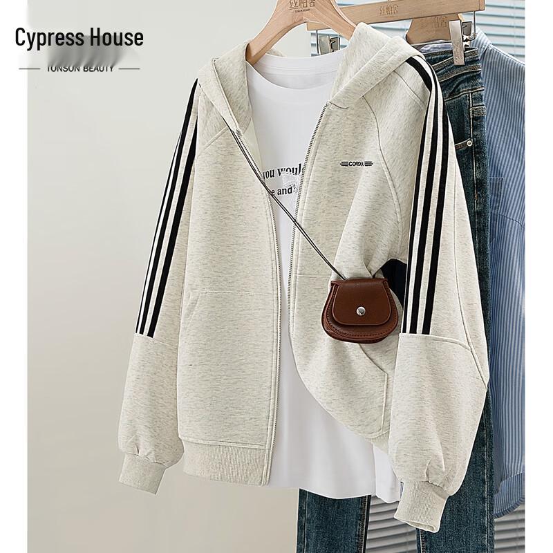 Silbaisha Women's 2025 Autumn Hooded Casual Jacket