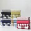 Thickened Polyester-Cotton Plaid Striped Sofa and Curtain Fabric