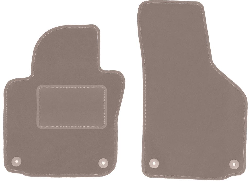 Beige Vordermatten für: Skoda Octavia II Kombi, Fließheck (2004-2013)