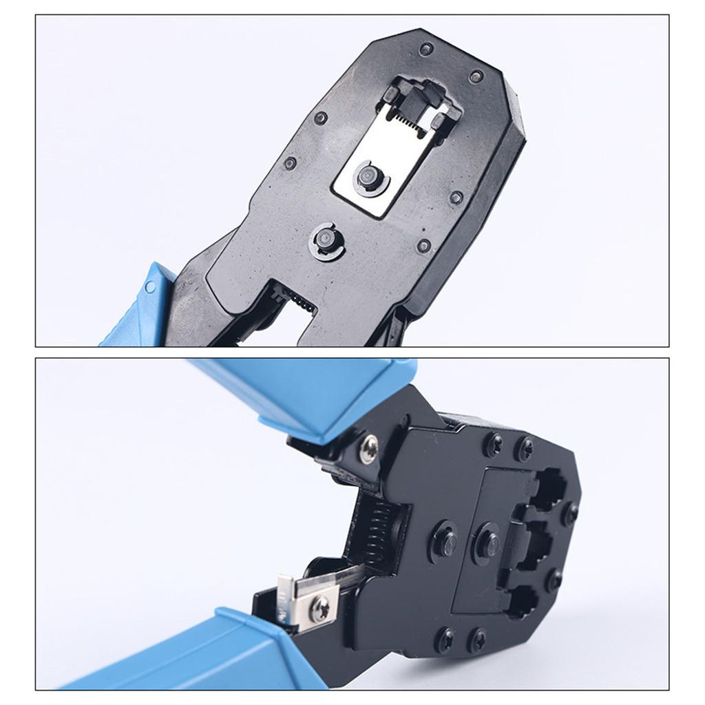 3 in 1 Crimping Tool For Cat5 Cat5e Cat6 Ethernet Cables With Steel Construction And Ergonomic Grip For RJ45 RJ11 Phone Cable Connectors