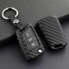 Carbon Fiber Silicone Key Case for VW Lamando, Golf 7, New Tiguan L, Teramont