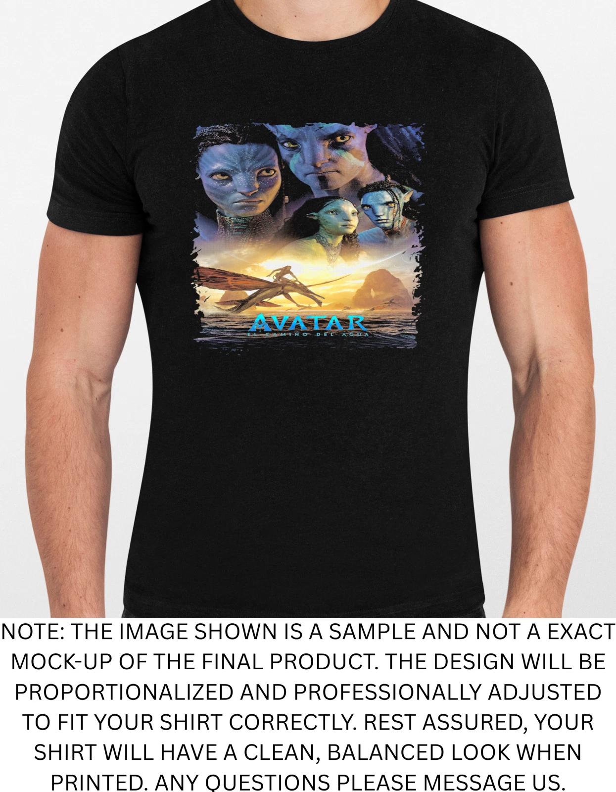 Men s and Women s T-shirts Avatar Movie Poster Art Graphic XXL