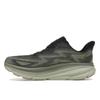 HOKA Clifton 9 Black Slate Men Sneakers Green 1127895-BLCKS