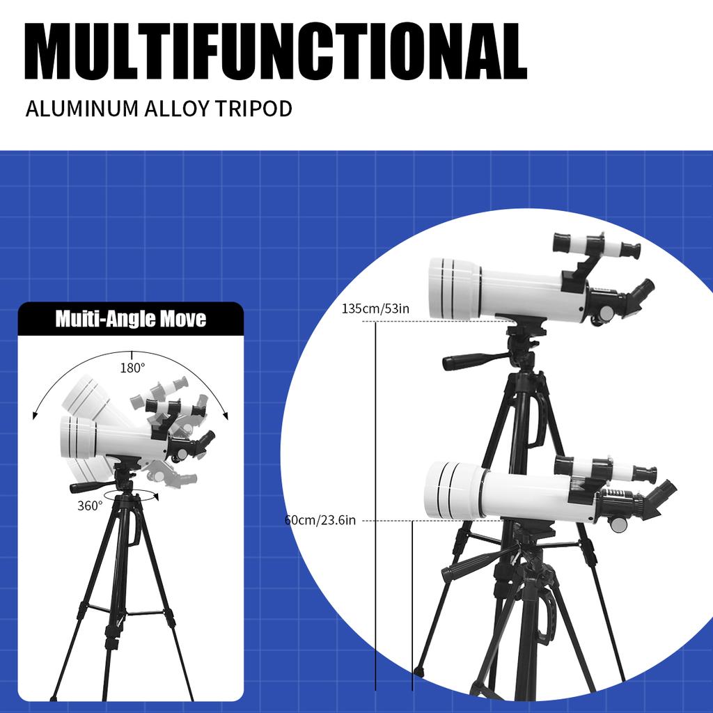 Professional Upgraded Astronomical Telescope Bak4 Prism High Power For Moon Watching Stargazing Bird Watching Gift