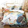 3D Print Anime Nisekoi False Love Bedding Set Boys Girls Twin Queen King Size Duvet Cover Pillowcase Bed boys Adult