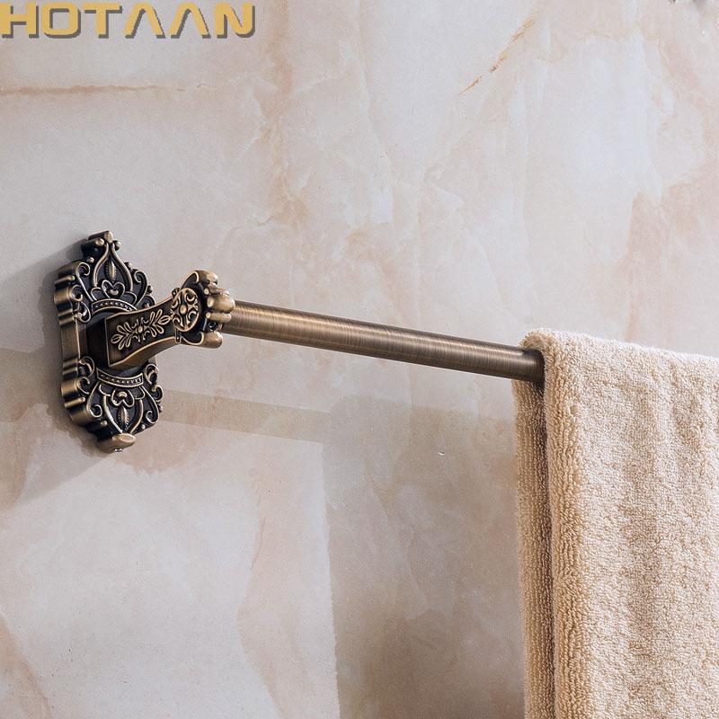 . (24",60cm)Single Towel Bar/Towel Holder,Solid Aluminium,Antique Brass Finish,Wall Mounted Bathroom accessories