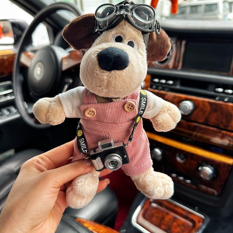 

23 см кавайный пилот Громит плюшевая игрушка кукла кулон брелок украшение автомобиля мультяшный орнамент Ins милые игрушки подарок на день рождения для девочек 23cm Silicone rope