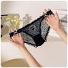 Lady Summer New Style Pure Desire Lovely Lace Polka Dot Tie Triangle Briefs