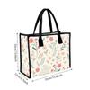 Floral Print Ladies Casual Daily Tote Bag Fashion Lightweight Portable Shopping Shoulder Bag for Women
