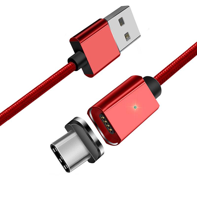 Magnetic Nylon Braided 3-in-1 Fast Charging Cable