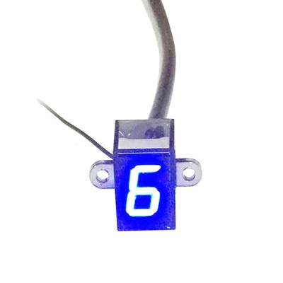 12V אוניברסלי אופנוע דיגיטלי LED מחוון הילוכים תצוגת חיישן ידית הילוכים
