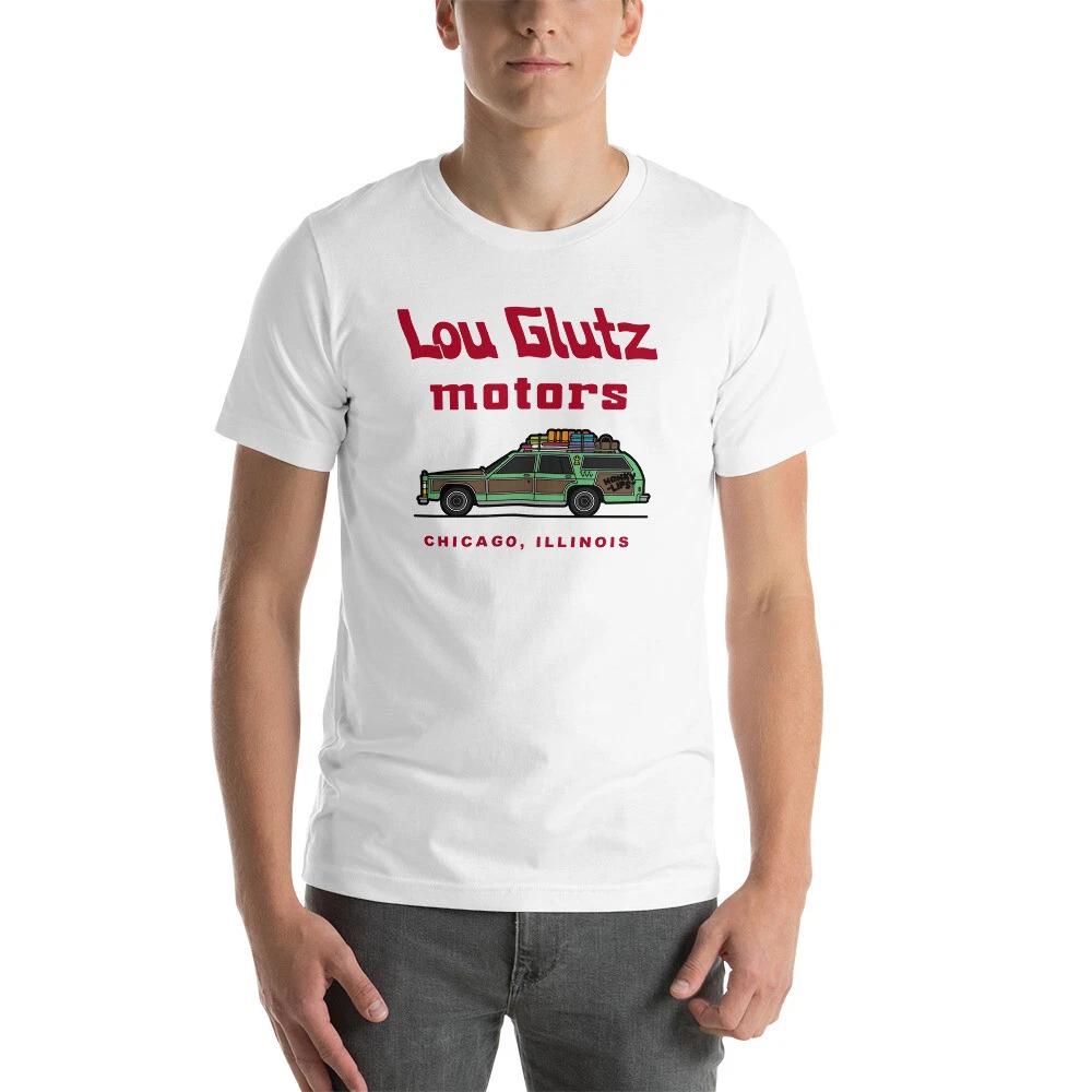 LOU GLUTZ MOTORS Графическая футболка National Lampoon Truckster Унисекс футболка M